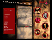 Tablet Screenshot of haiharannukketeatteri.fi